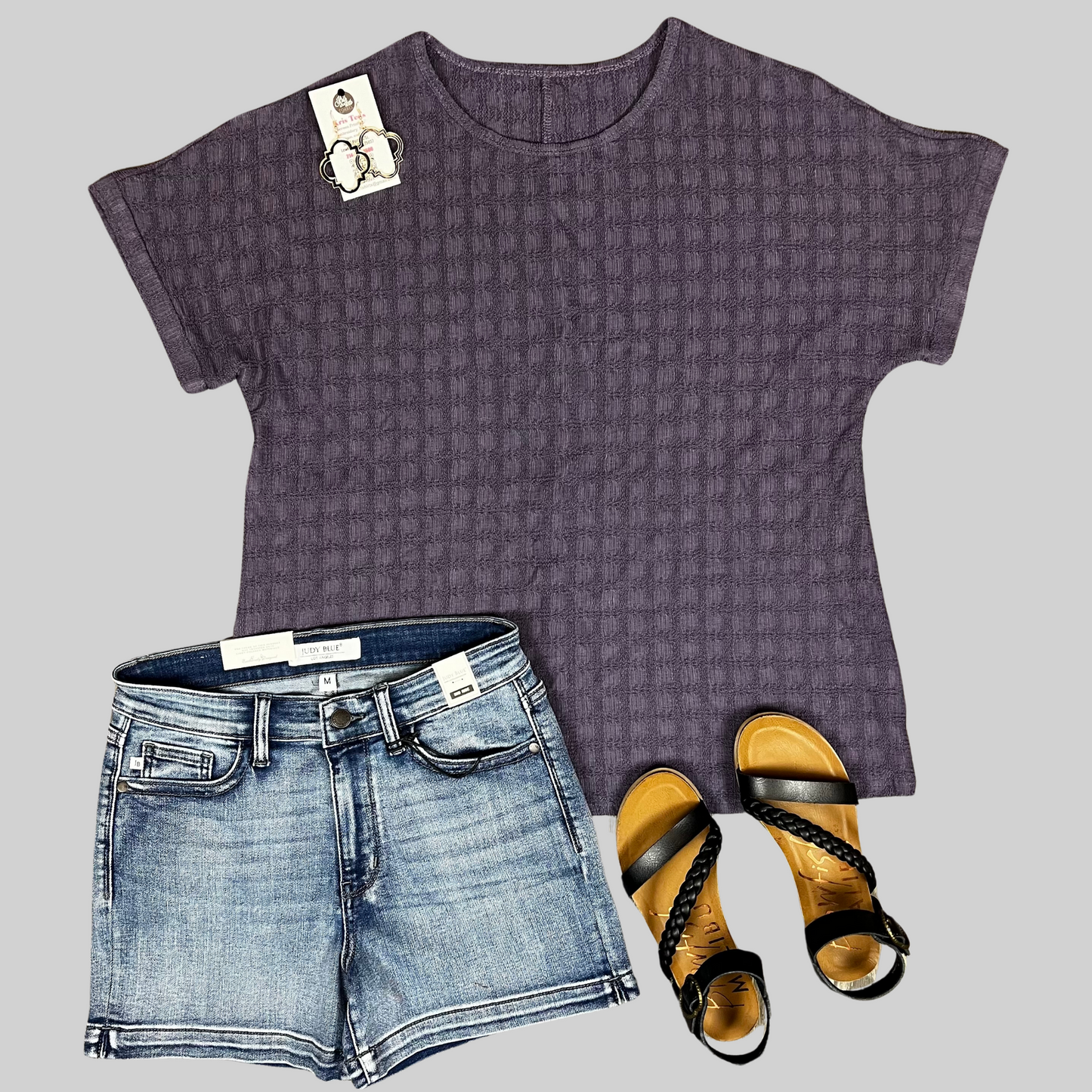 Casual Crew Neck Short Sleeve Top