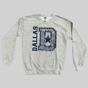 Cowboys Glitter Sweatshirt