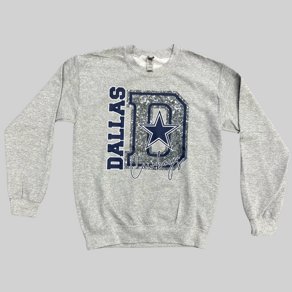 Cowboys Glitter Sweatshirt