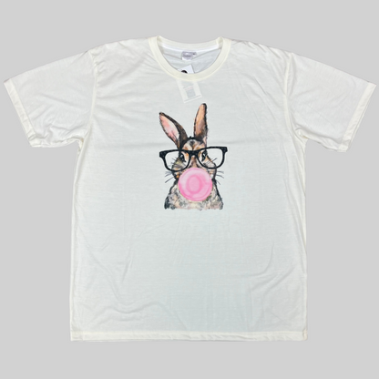 Sublimation Blowing Bunny Final Sale Shirt