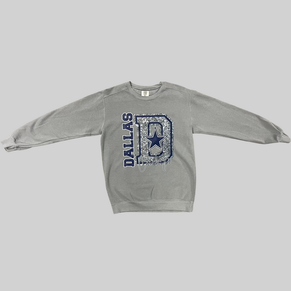 Cowboys Glitter Sweatshirt