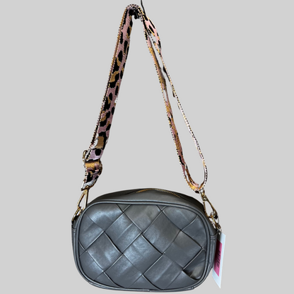 Lattice Purse with Cheetah Strap