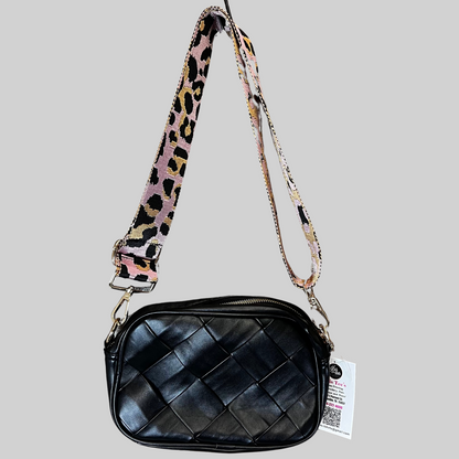 Lattice Purse with Cheetah Strap