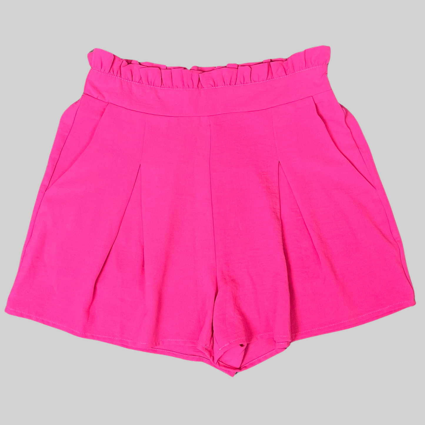 Elastic Wide Leg Shorts