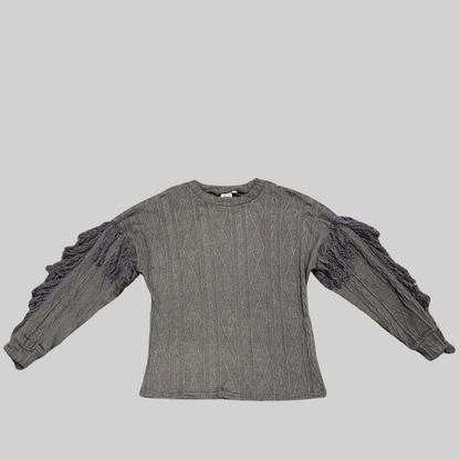 Smokey Mountains Fringe Sweater