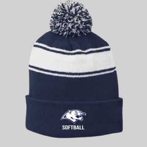 Flower Mound High School Softball Pom Pom Beanie 24-3
