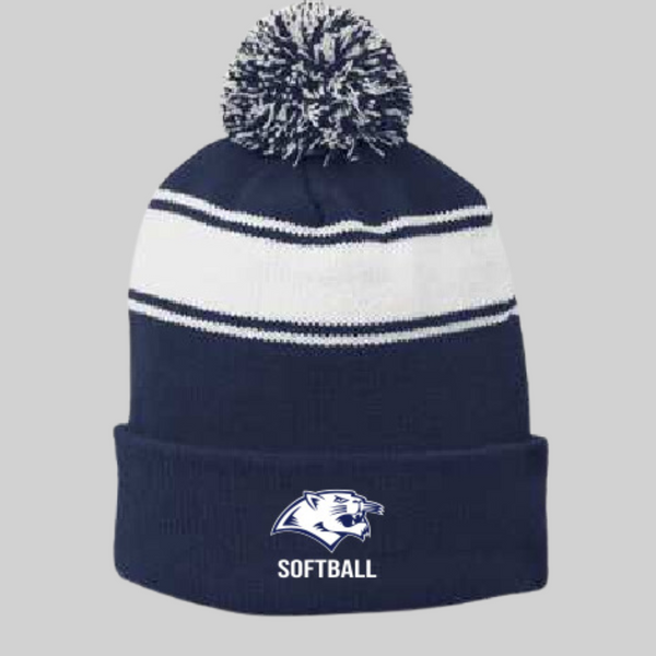 Flower Mound High School Softball Pom Pom Beanie 24-3