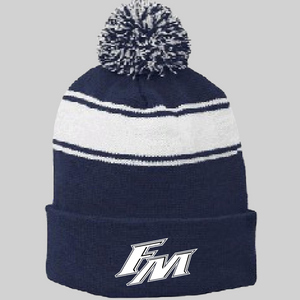 Flower Mound High School Track and Field Pom Pom Beanie