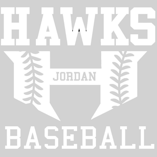 Hebron High School Baseball Car Decal