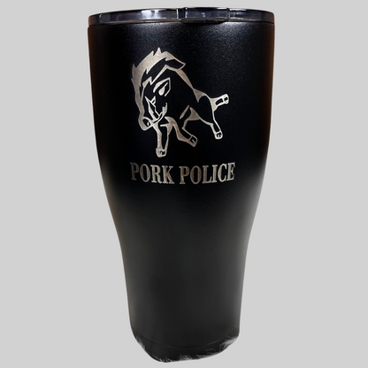 Pork Police Powder Coated Tumbler