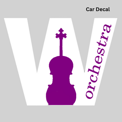 Wilson Middle School Orchestra Decal