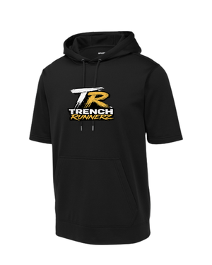 Trench Runnerz Short Sleeve fleece Hooded Pullover