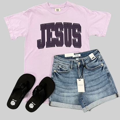 Jesus Puff Comfort Color T-Shirt