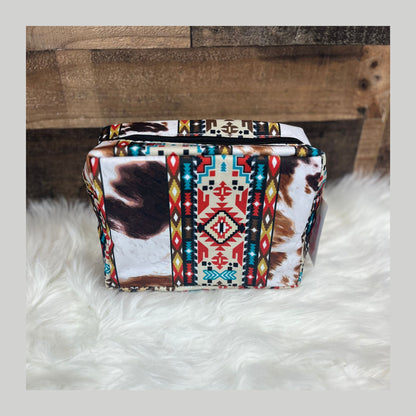 Large Patterned Make-up Bag