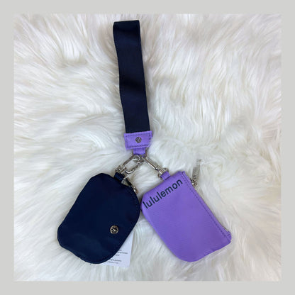 Double Wristlet Keychain Wallet