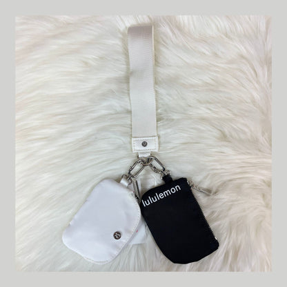 Double Wristlet Keychain Wallet